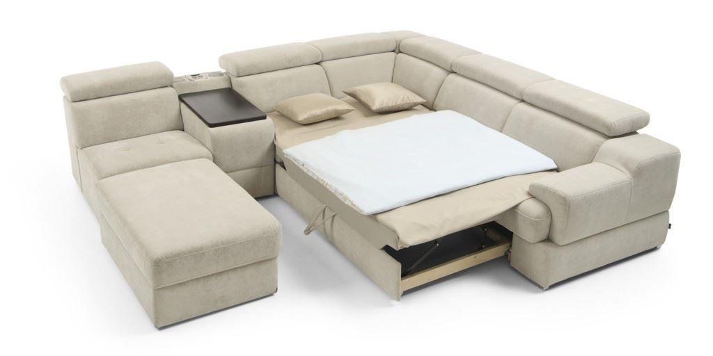 Раскладной модульный диван с механизмом для ежедневного сна