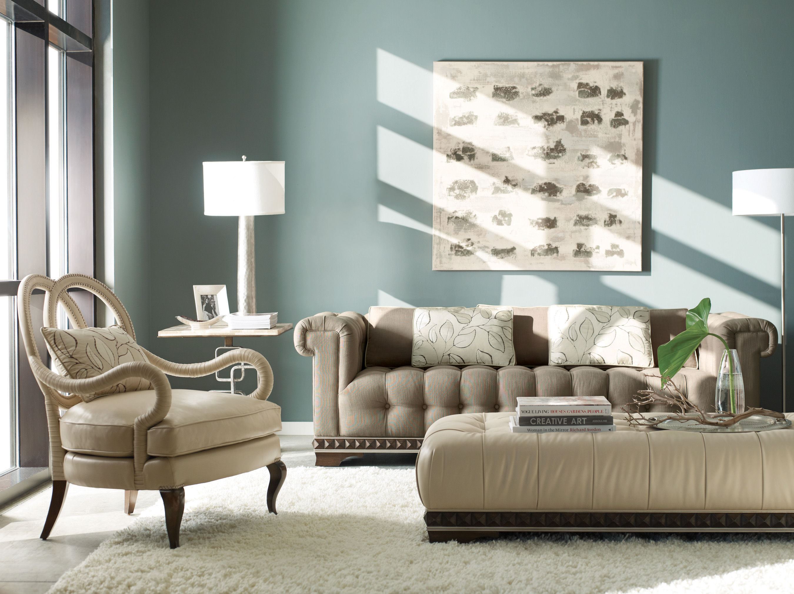  диван: сочетание с другими цветами в интерьере | Фото