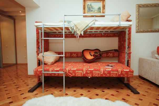 Раскладной двухъярусный диван кровать