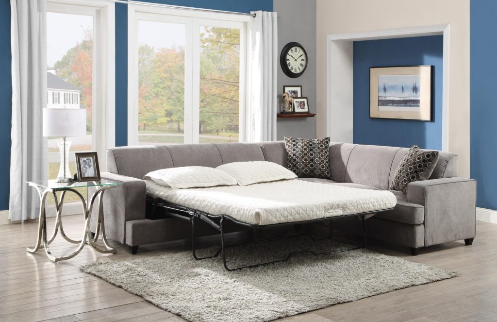 Гостевой угловой диван с механизмом для редкого использования