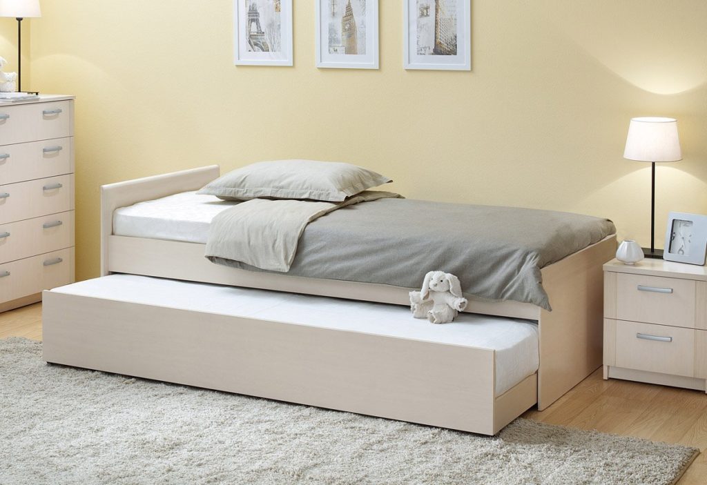 Двухъярусная выдвижная кровать для подростков