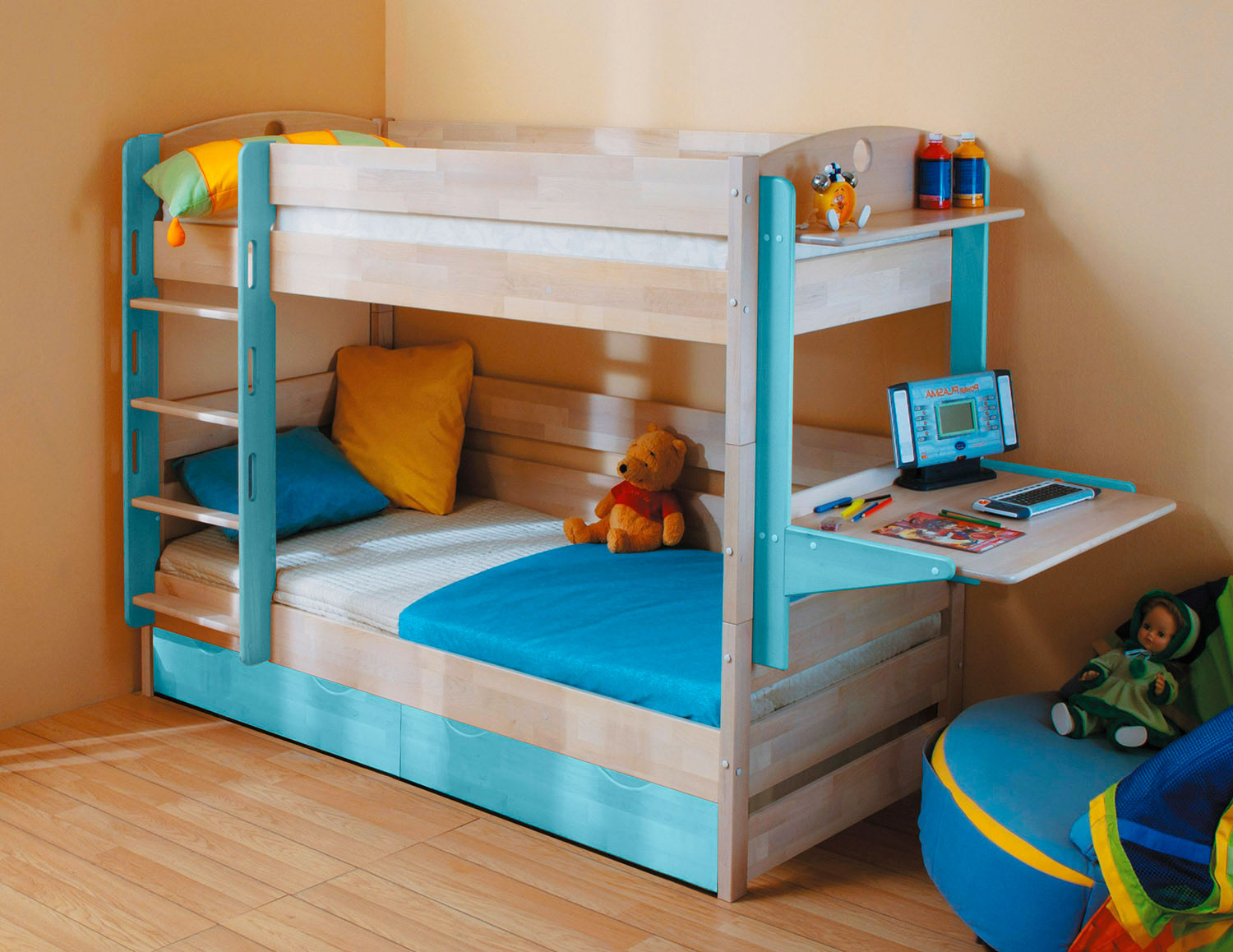 Двухъярусная кровать для детей (16)