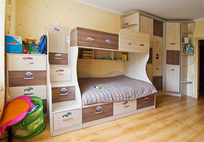 Двухъярусная кровать для детей (3)