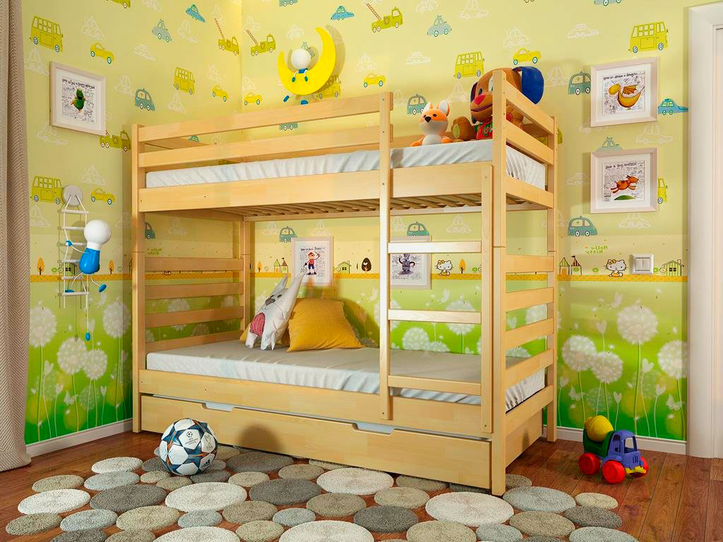 Двухъярусная кровать для детей (8)