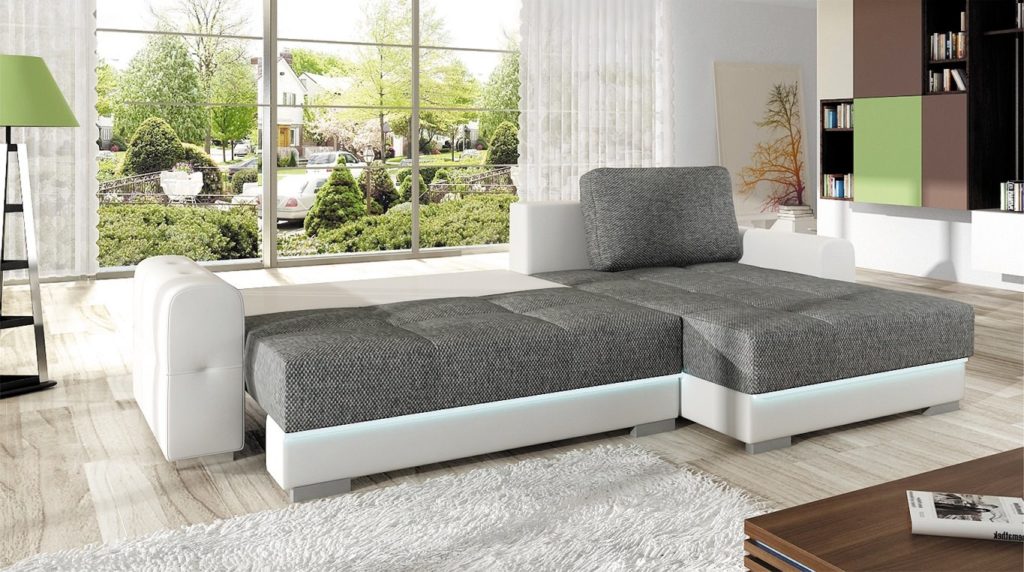 Большой раскладной диван для ежедневного использования в качестве спального места