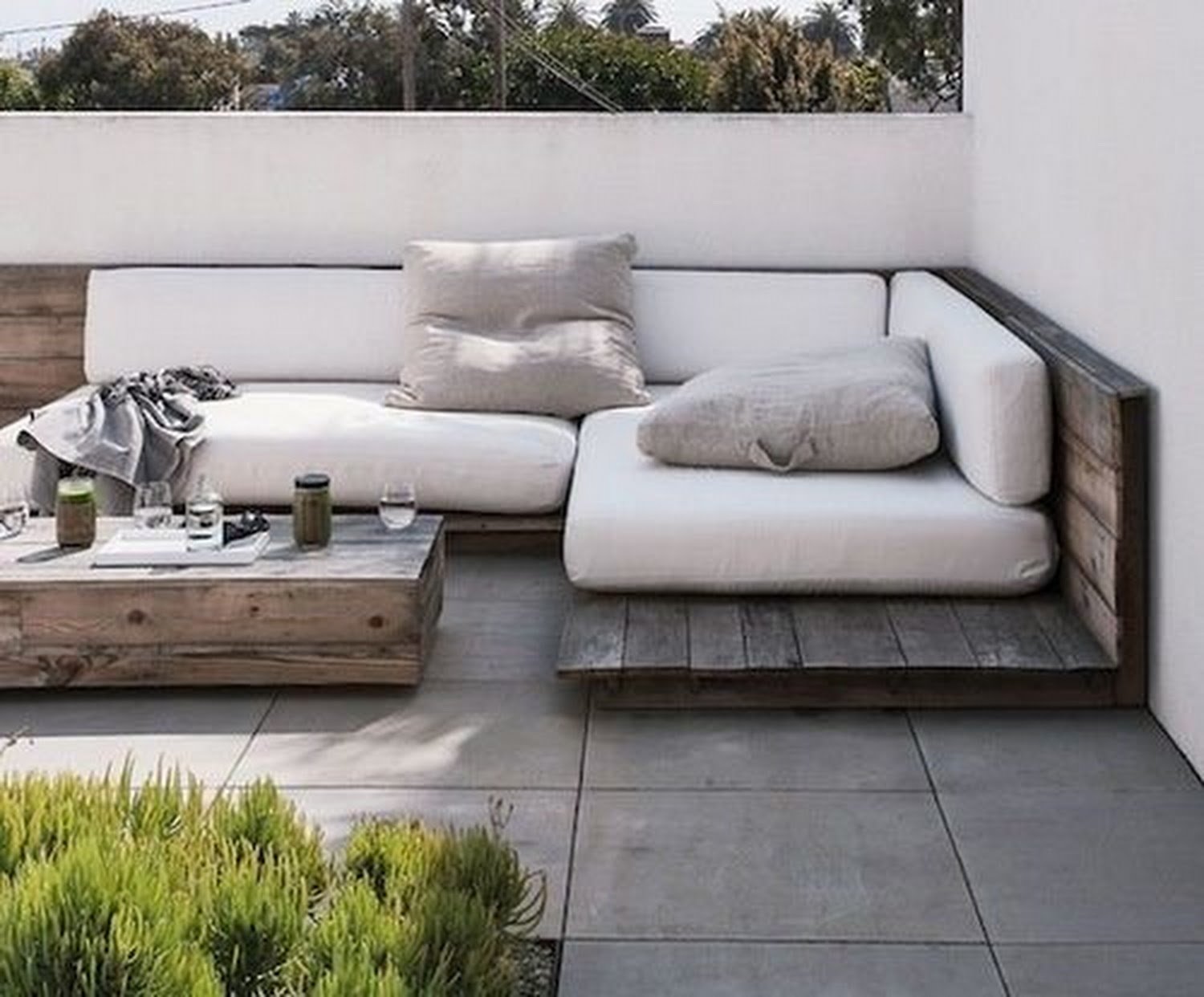 лаунж диван для террасы
