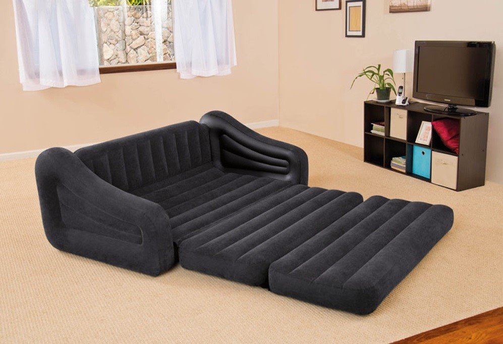 Надувной диван со спальным местом