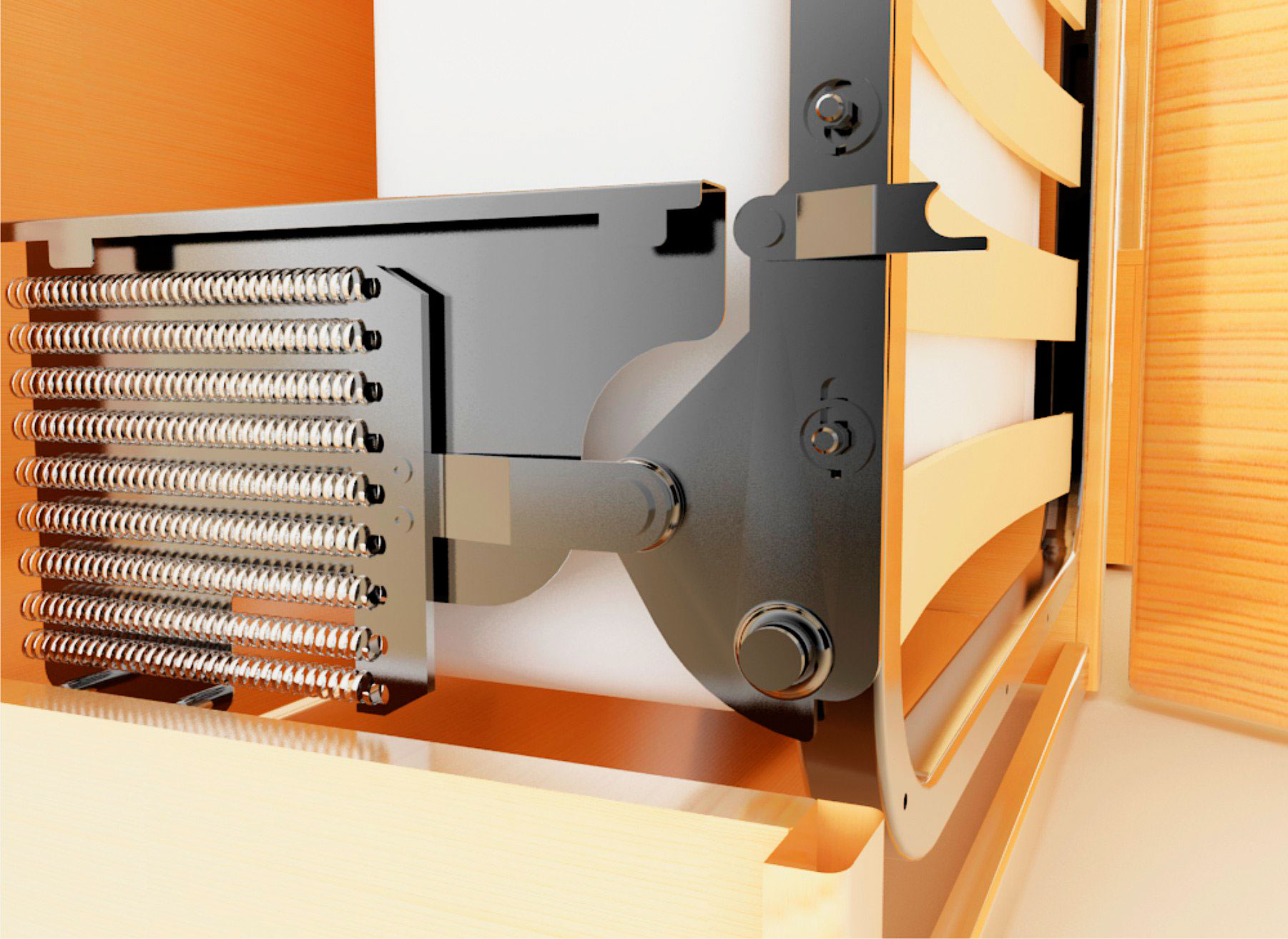 Механизм шкаф-кровать пружинный ml209