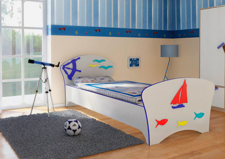 Дизайн кровати для мальчика