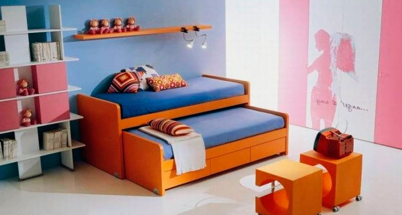 Выдвижная кровать для детей