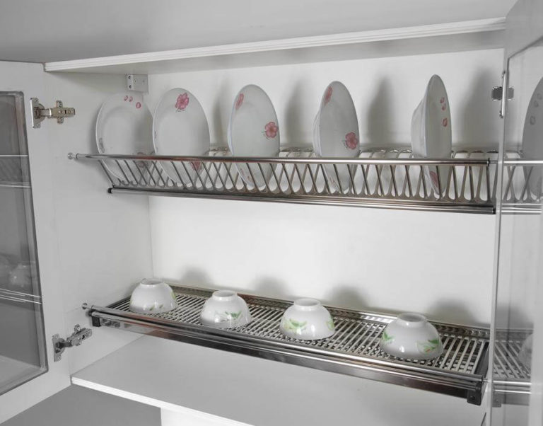 Современные кухонные шкафы для посуды
