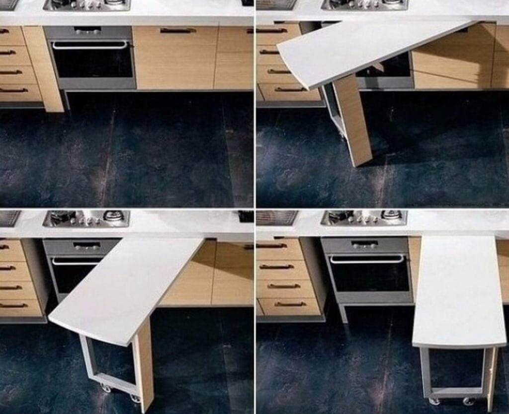 Складной барный стол на кухню