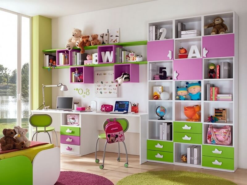 Шкаф для игрушек для девочек